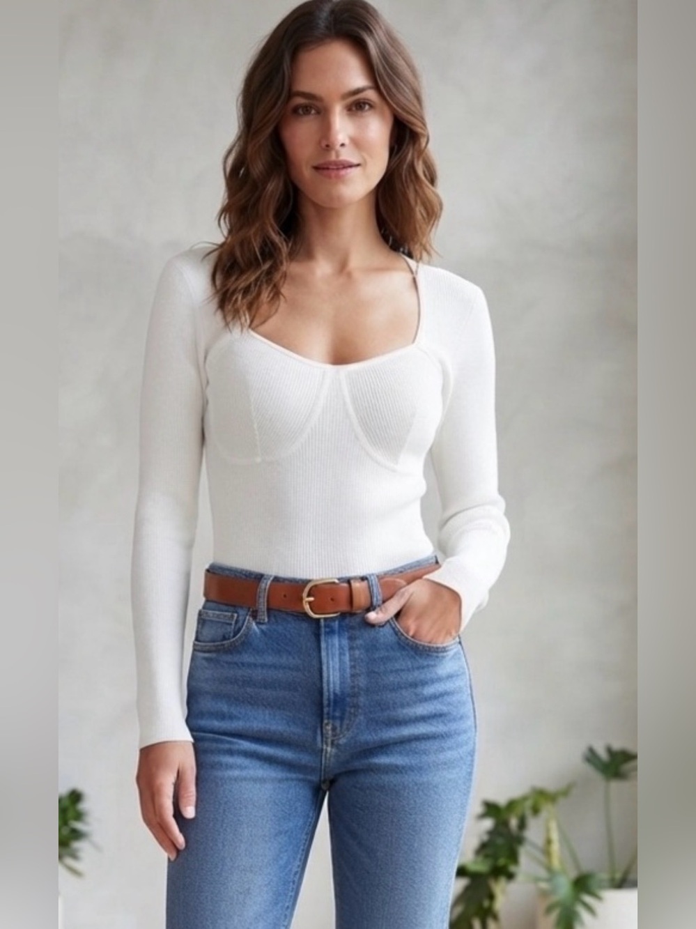 Madewell Wide Rib Sweater Top